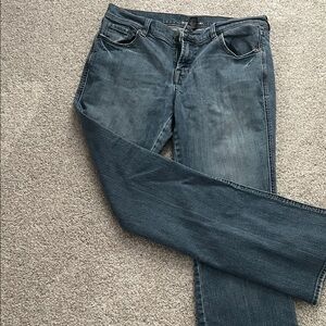 Classic Blue Straight Leg Women's Jeans